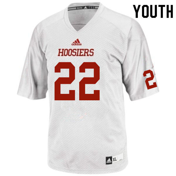 Youth #22 Jamar Johnson Indiana Hoosiers College Football Jerseys Sale-White